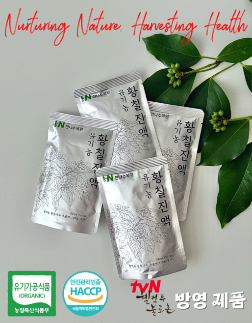 (고흥한나수목원) 유기농 황칠진액 100% 5/20/100개 황칠나무 추출액, 5개, 100ml