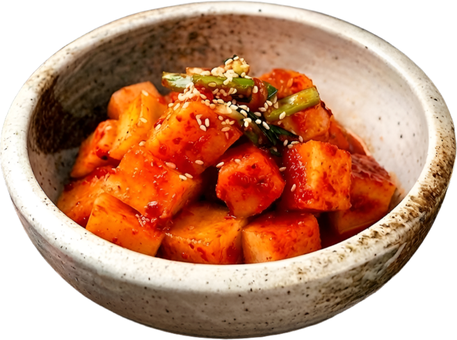 성은푸드 HACCP인증 새콤달콤 깍두기 국밥 가정용 업소용, 2kg, 1박스