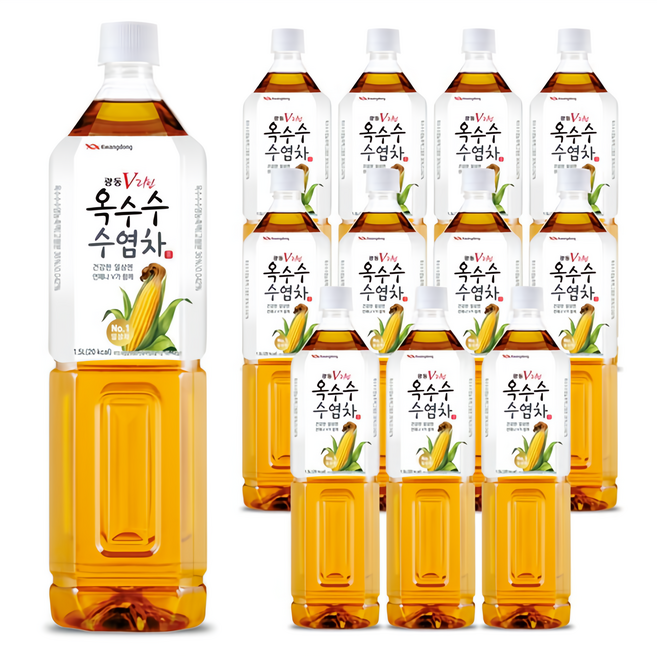 광동 V라인 옥수수 수염차 1.5L, 12개