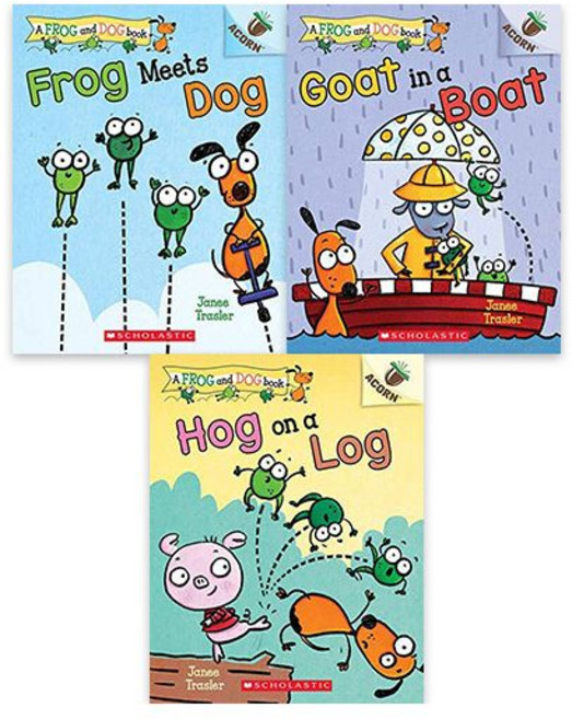 영문 영어 유아 도서 A Frog and Dog Book 시리즈 페이퍼백 3종 세트 An Acorn Paperback 미국판 1563664, 영문 영어 유아 도서 A Frog and Dog Boo
