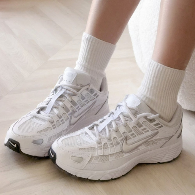 나이키 P6000 P-6000 여성 발편한 키높이 러닝화 워킹화 헬스장 +HND스티커