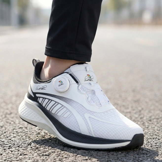 아놀드파마 다이얼 메쉬 운동화 여성 남성 발편한 경량 쿠션 런닝화 헬스 신발 스포츠 워킹화 가벼운 트레일 러닝화 사계절 슈즈