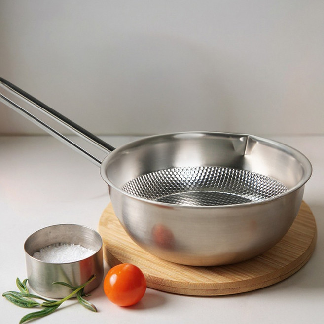 국내생산 에코 통5중 무연마 멀티팟 이유식냄비 이유식팟, 1개, 스텐리스, 18cm, 에코 통5중 엠보 멀티팟