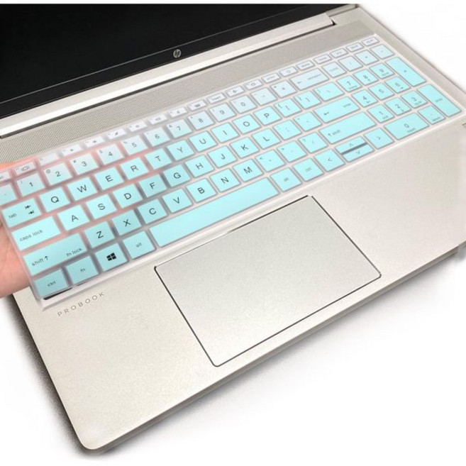 15.6인치 HP ProBook 450 G8 G9 G10 455 650 ZBook Power G9 노트북 키보드 스킨HP 450455650 G6 G7에 맞지 않음옴브레핑크, MintGreen