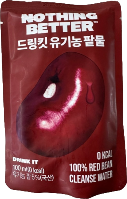낫띵베럴 드링킷 유기농 팥물, 100ml, 24개입, 7개