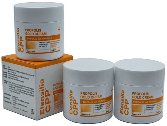 엘렌실라 CPP 씨피피 프로폴리스 골드 크림 (50gx3개) 피부진정보습크림, 3개