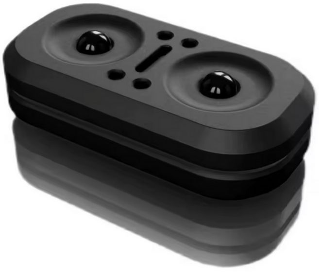 EDC 올빼미 피젯 슬라이더 자석 금속 푸시 슬라이더 피젯 스피너 성인용 안티스트레스 스트레스 해소 핸드 스피너 ADHD 자폐증 완구 선물, 검정색, 1개