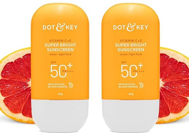 DOT & KEY Vitamin C + E Super Bright Sunscreen Spf 50 In-Vivo Tested For All Skin Types|, 2개, 80g