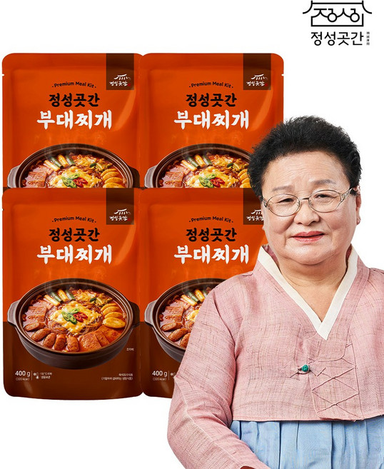 정성곳간 명인 강순의 부대찌개 400g 4팩, 없음, 4개