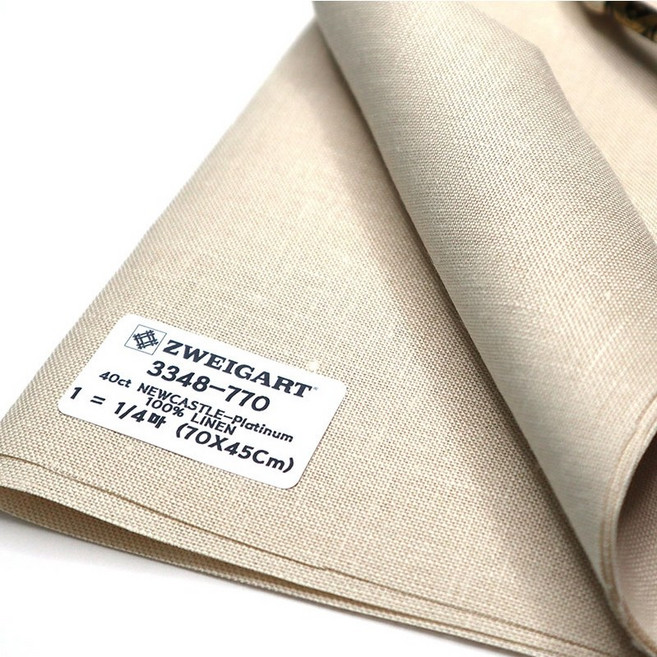 쯔바이 자수원단 40카운트-Newcastle-Platinum/3348-770, 1개