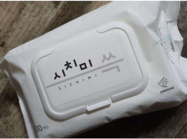 시치미 쓱 데일리 물티슈 캡형, 50g, 100개입, 1개