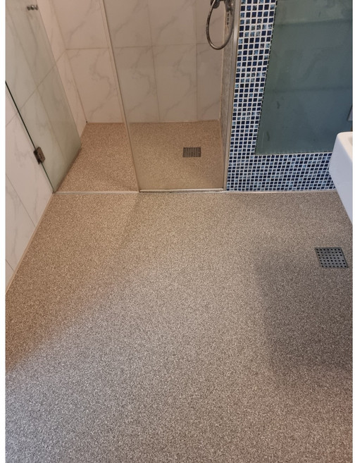 한샘 화장실리모델링 욕실 미끄럼방지 바닥재 휴플로어, 1세트, 카고 베이지