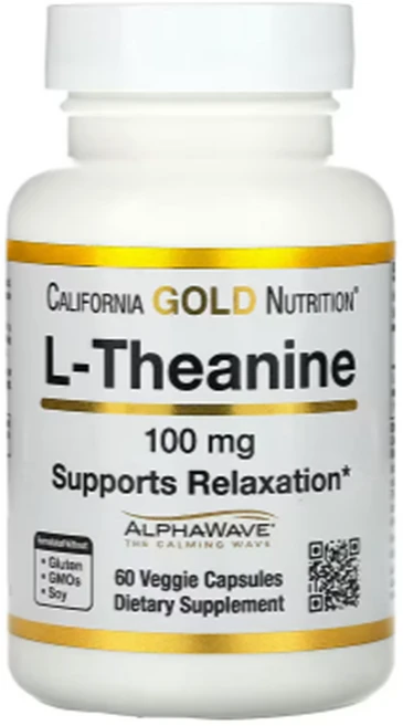 캘리포니아 골드 뉴트리션 California Gold L Theanine L-테아닌 긴장 완화 200 mg 베지캡슐 60개입, 60정, 1개 - 쿠팡