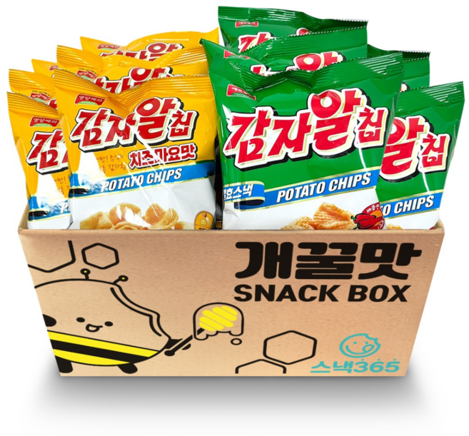 감자알칩27g 6개 + 치즈마요맛 감자알칩 24g 6개, 12개