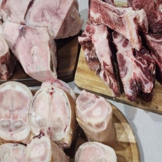 우족 잡뼈 세트 보신 한우 사골, 단품, 2kg, 1