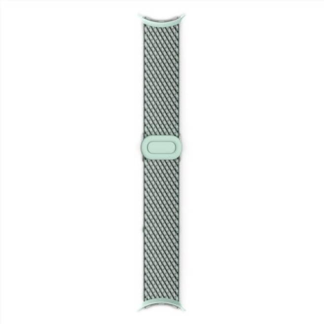 [SYO4Q] Google 구글 Pixel Watch Band 우븐 밴드 Sage 원 사이즈 GA05039-WW, 상세페이지 참조, 1개