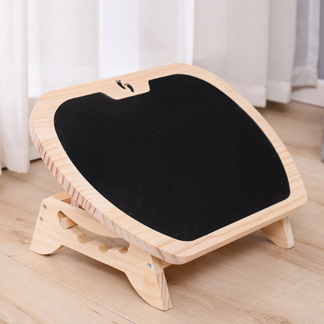 블루스카이스토어 원목 각도조절 미끄럼방지 발받침대