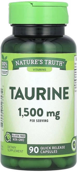 새해 첫좋은선물 Nature's Truth 비타민 타우린 빠른 방출 캡슐 90정(캡슐 1정당 500mg) 제대로 할인합니다, NaturesTruth비타민타우린빠른방출캡슐90정캡슐1, 1개 - 쿠팡