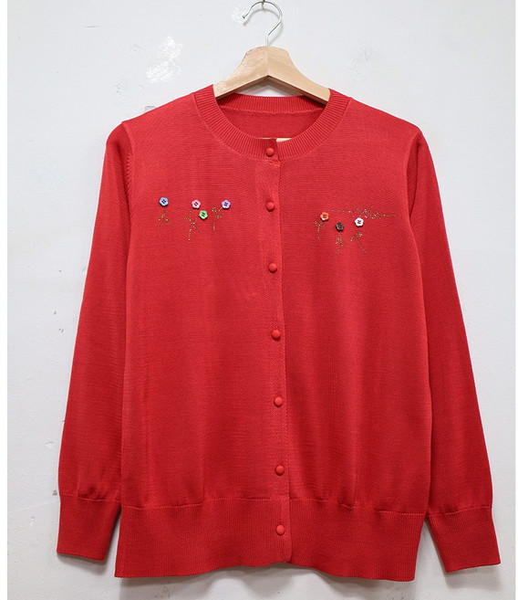 형제상회 할머니옷 할머니스웨터 세타 간절기 여름 가디건 요양원 실내복 0019SF22