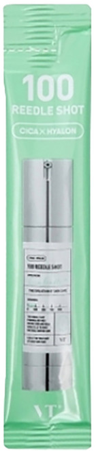 VT COSMETICS 小包裝 淺綠 積雪草微針精華 100 舒緩修復 微針導入 方便攜帶, 10件, 2ml