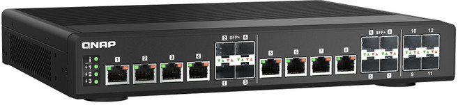 L2 10G기가비트 스위칭허브 12포트 4*SFP+ 멀티 LC광모듈 고속 미니GBIC 스위치 매니지먼트 랜선분배기, 1개