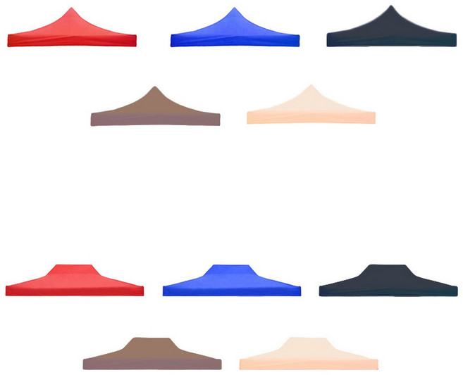 딕스포츠 캐노피 천막 지붕만 (사이즈 7종), 3x3, 블랙