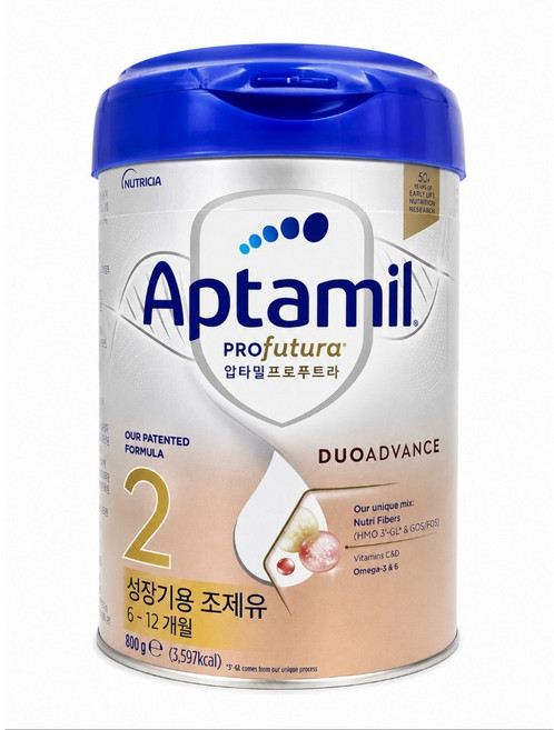 압타밀 프로푸트라 듀오어드밴스 분유 2단계, 800g, 1개