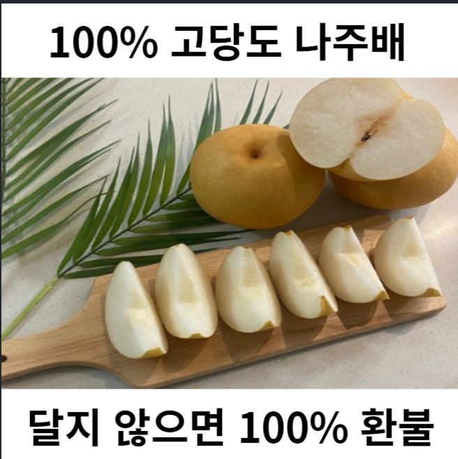 [산지직배송] 100% 고당도 언니네 나주배 과일박스, 1박스, 나주 햇배 상품 5kg(5~7과)(가정용,흠집)