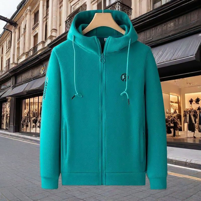 IWMAFT 여성용 오버핏 후드 점퍼 간절기 캐주얼 스타일 AH1000