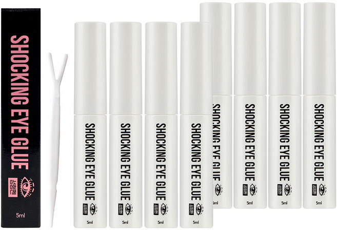 [라벨영] 3초쌍커풀메이커/늘어짐+처짐+눈가부담NO 쇼킹아이글루/공구특가, 아이글루, 8개