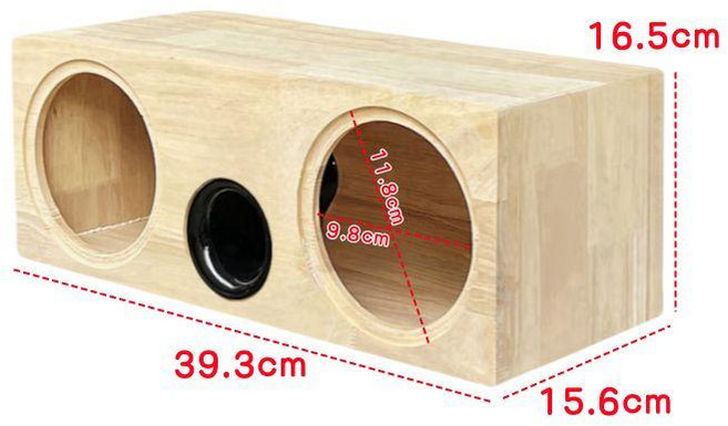 8인치 나무 스피커 다용도 우퍼 캐비닛 빈통 진공관 만들기 앰프용 서브 패시브 우드박스 자작 상장 서브우퍼, 범용, 일체형 하이피치 없음 4인치, 단일 스피커