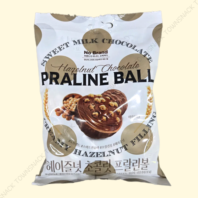 노브랜드 헤이즐넛 초콜릿 프랄린볼, 5개, 110g
