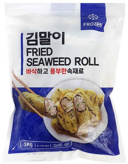 농우 김말이 (냉동) 1KG X 2봉, 2개