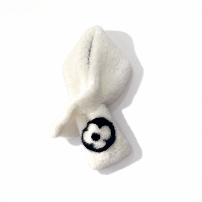 캔디스토어 부드러운 프리밍크 플라워 퍼머플러 여자 겨울 패션 보온 목도리