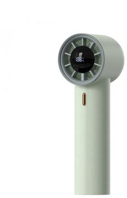 냉각 후레쉬 선풍기 디스플레이 접이식 소형 휴대용 손전등, C. 그린(2600mAh 강한 바람)