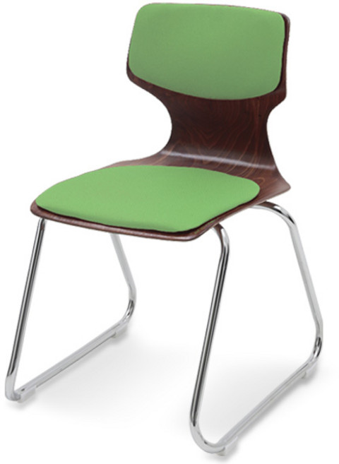 체어포커스 하이팩 CF-104A 소 공부의자 방석/등받이패드 인조가죽, 그린