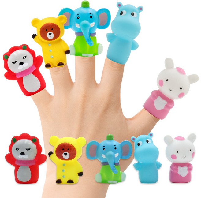 토이머스 소프트 손가락 인형 시리즈B 야생동물 5종 세트, 1개