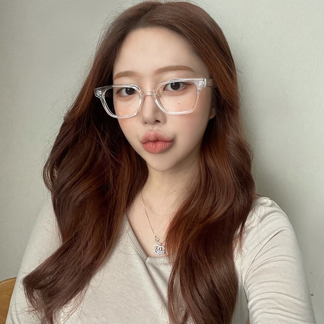 VANANA2 가벼운 남자 여자 블루라이트차단 뿔테 안경