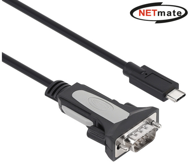 강원전자 넷메이트 KW-825C USB2.0 Type C to RS232 시리얼 컨버터(FTDI/1.8m), 1개