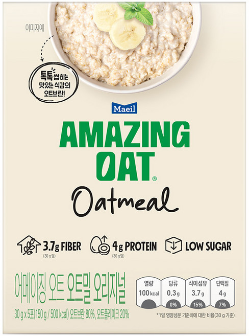 매일 어메이징오트 오트밀 오리지널, 150g, 1개
