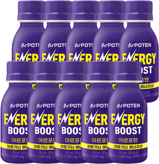 아르포텐 정품 아르기닌 에너지샷, 100ml, 10개