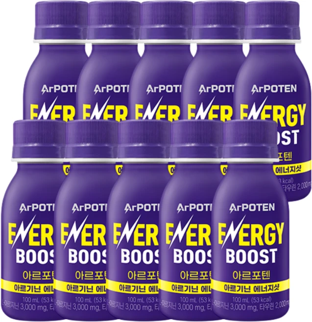 아르포텐 정품 아르기닌 에너지샷, 100ml, 10개 - 쿠팡