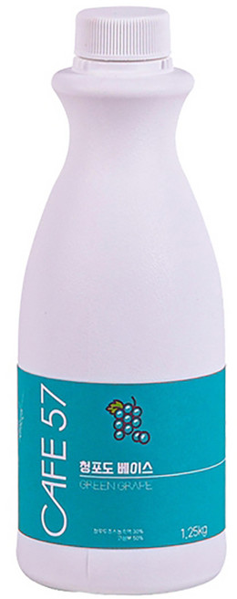 카페57 상온 청포도 베이스, 1.2kg, 6개