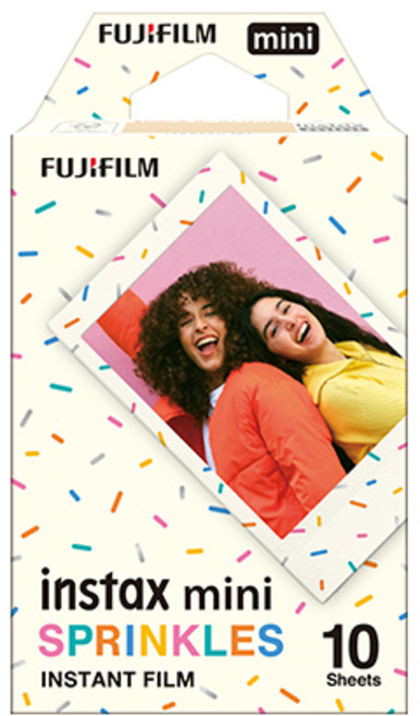 Fujifilm instax mini 拍立得底片 Sprinkles, 1個, 單包(10張底片) 2027/02