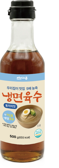 테이스튠 우리집이 맛집 5배농축 냉면육수 (동치미맛), 1개, 500g