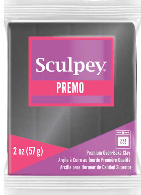 스컬피 프레모 57g (Premo 2oz) 전문가용 폴리머클레이, Graphite Pearl(검은회색빛펄)