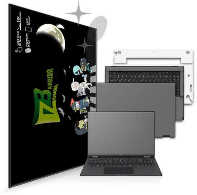 LG 그램360 16T90P 16TD90P 퓨어저반사 액정+외부필름, 1개