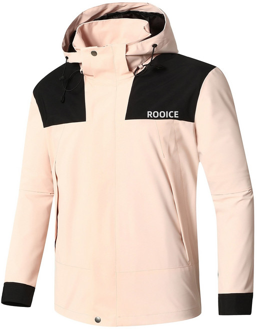ROOICE 남녀공용 바람막이 방수자켓 초경량 등산 아웃도어후드집업 점퍼BY-1