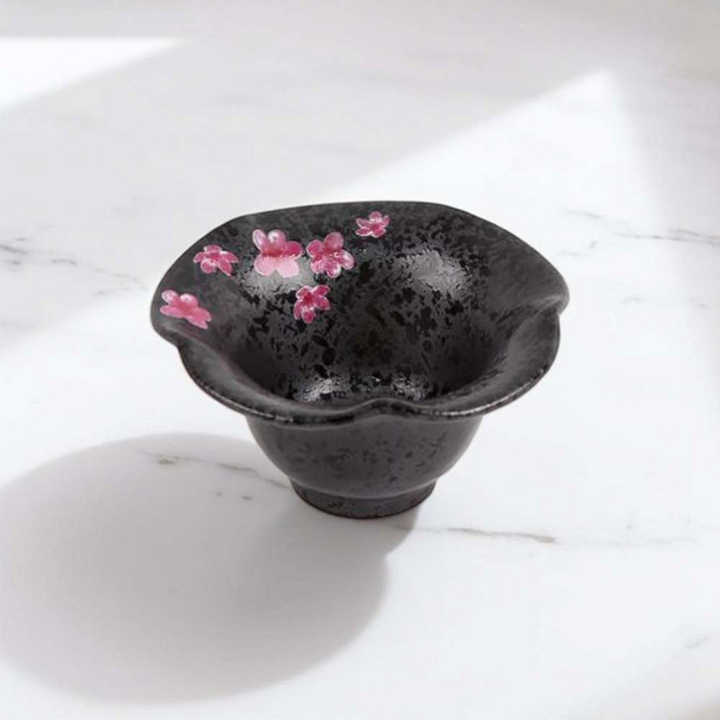 나팔공기 아이 도자기 다용도 그릇 접시 업소용, 없음, 1개