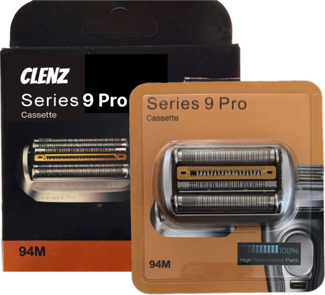 클렌즈 브라운 시리즈9 프로 면도날 94m 96m 날망 헤드 면도기날 호환용, 1개, silver